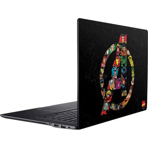 Marvel Classic Comics Avengers Logo Ativ Book 9 (15.6in 2014) Skin
